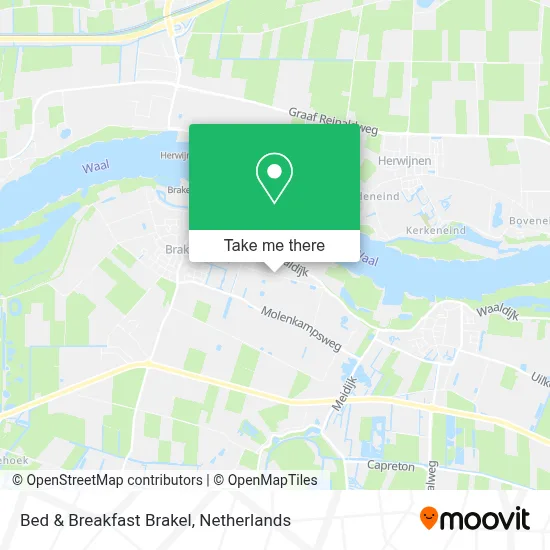 Bed & Breakfast Brakel map