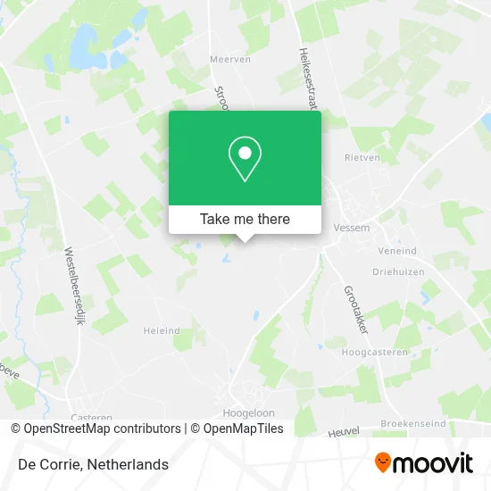 De Corrie map