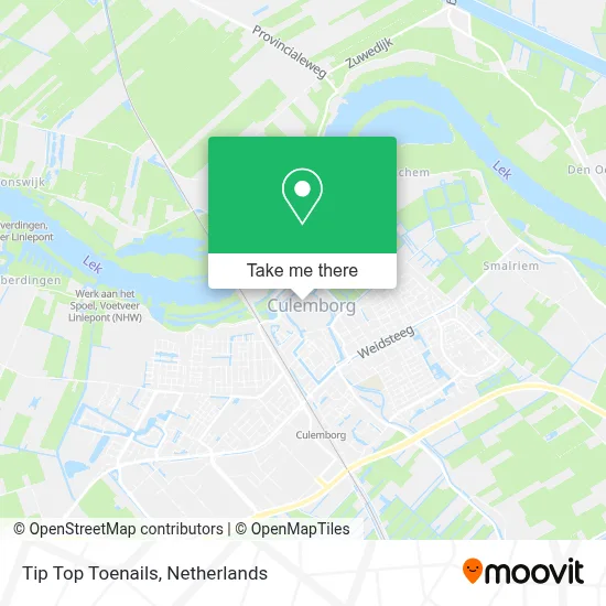 Tip Top Toenails map