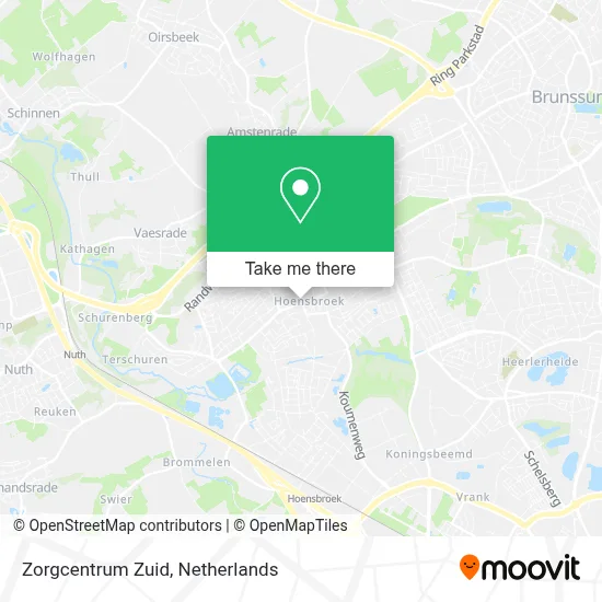 Zorgcentrum Zuid map