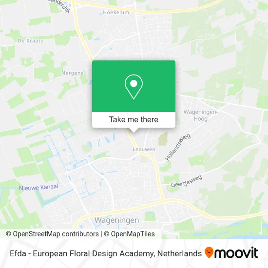 Efda - European Floral Design Academy map