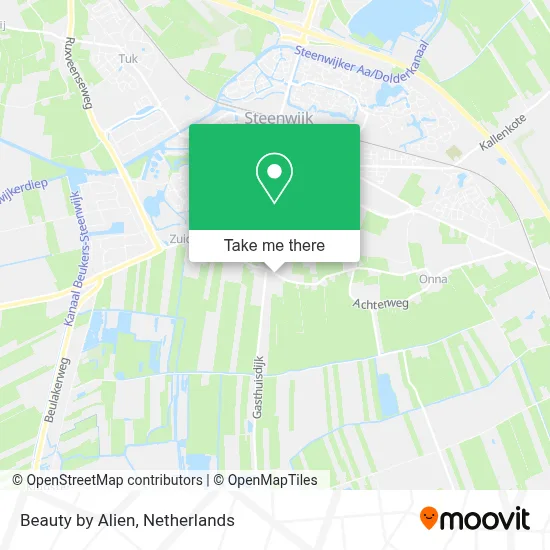 Beauty by Alien map