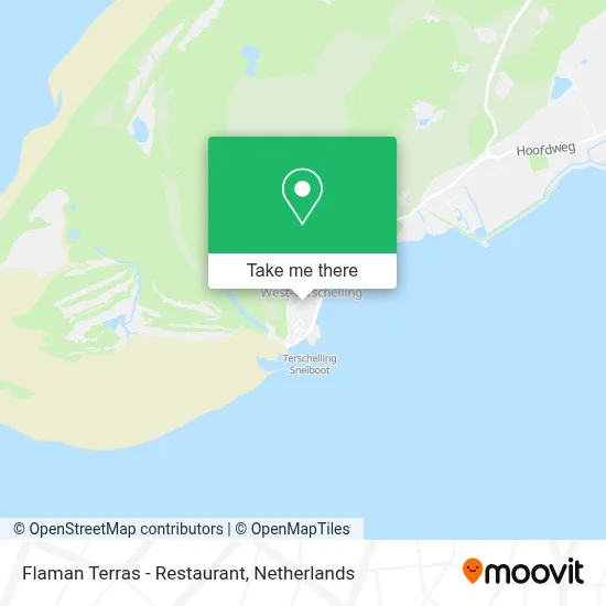 Flaman Terras - Restaurant map