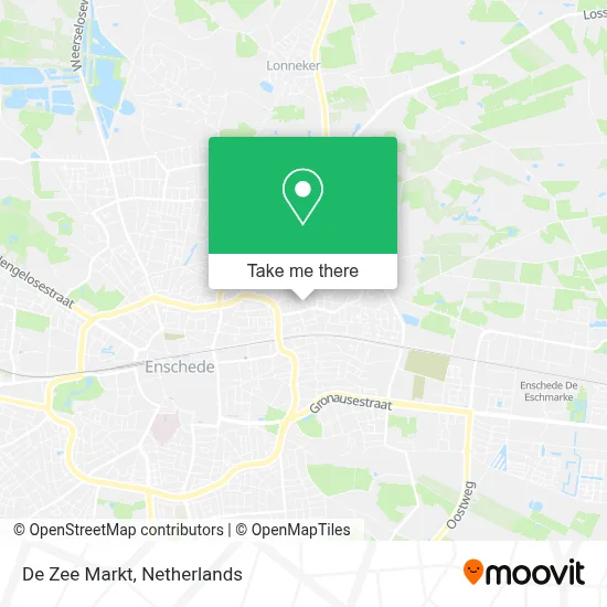 De Zee Markt Karte