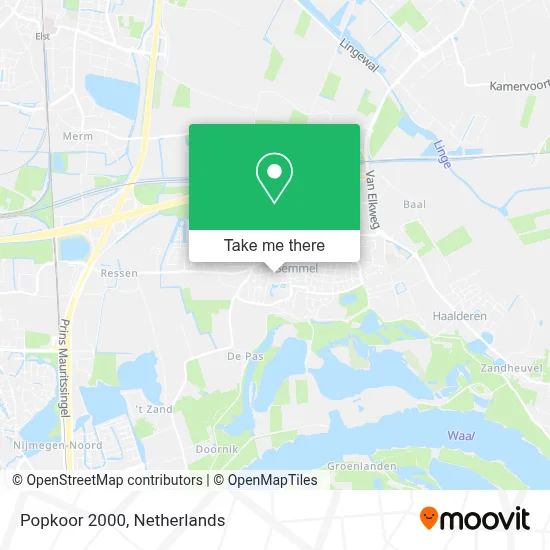 Popkoor 2000 map