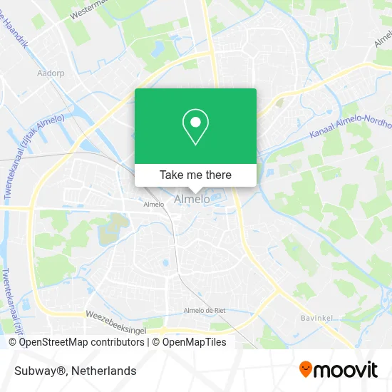 Subway® map