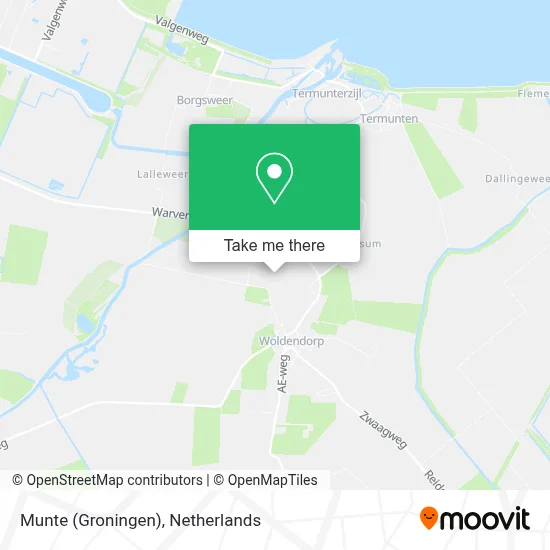 Munte (Groningen) Karte