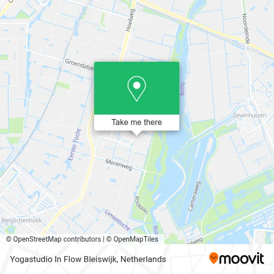 Yogastudio In Flow Bleiswijk map