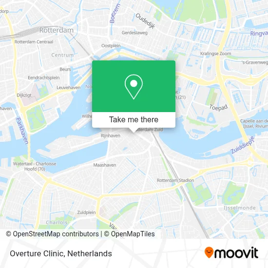 Overture Clinic map