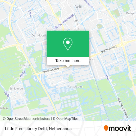 Little Free Library Delft Karte