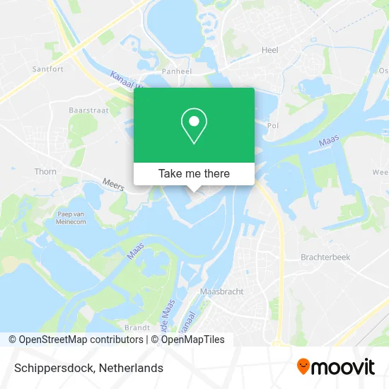 Schippersdock map