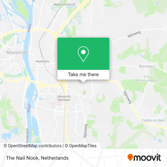 The Nail Nook map