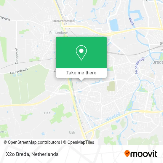 X2o Breda map