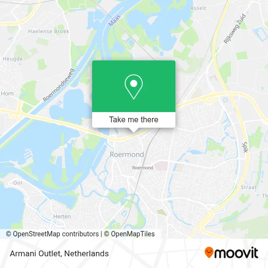 Armani Outlet map