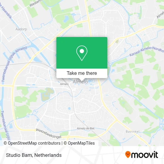 Studio Bam map