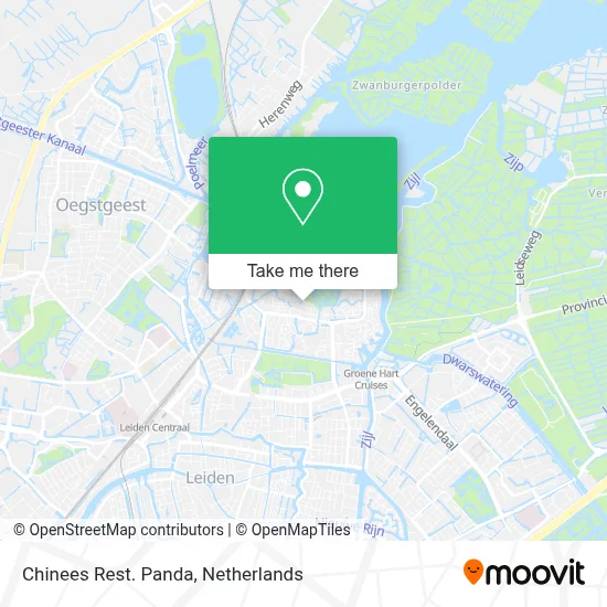 Chinees Rest. Panda map