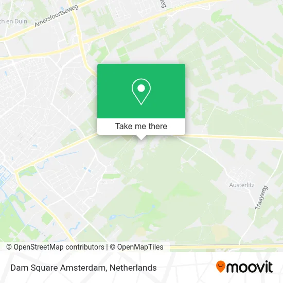Dam Square Amsterdam Karte