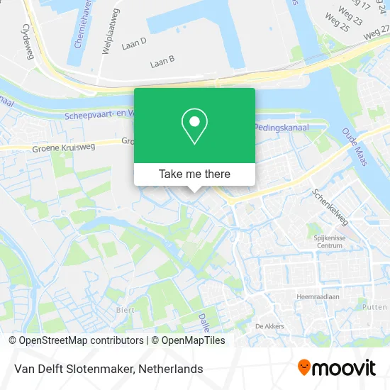 Van Delft Slotenmaker map