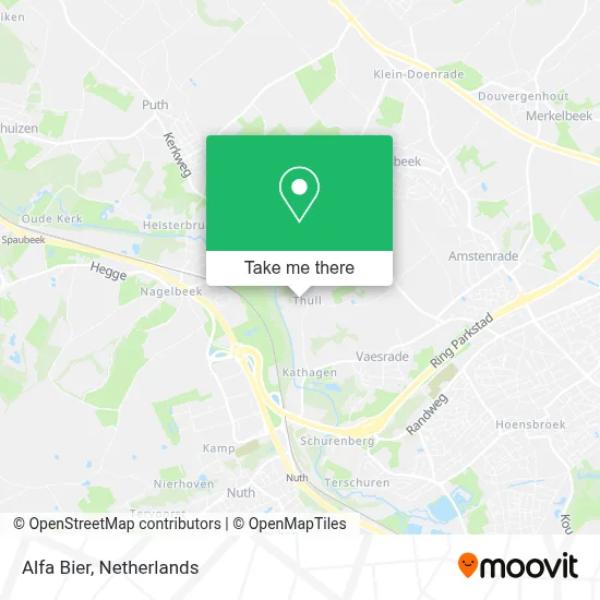 Alfa Bier map