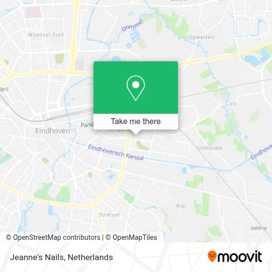 Jeanne's Nails map