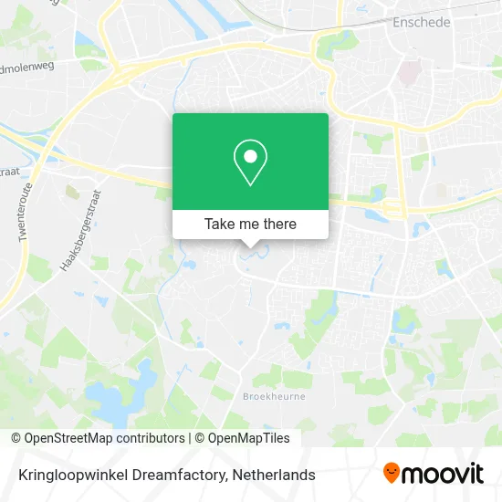 Kringloopwinkel Dreamfactory map