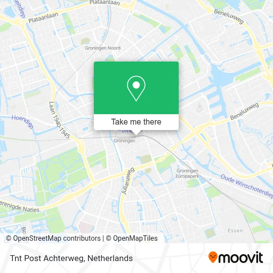 Tnt Post Achterweg map