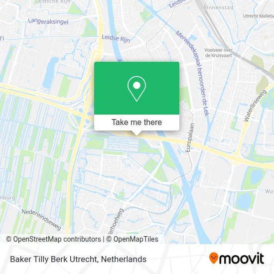 Baker Tilly Berk Utrecht map