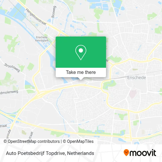 Auto Poetsbedrijf Topdrive map
