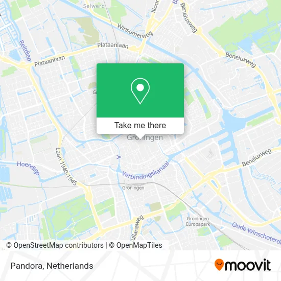 Pandora map