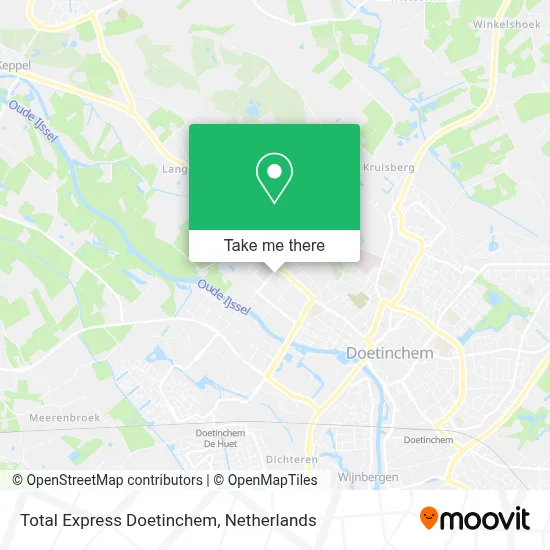 Total Express Doetinchem map