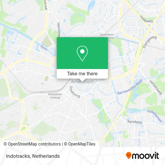 Indotracks map