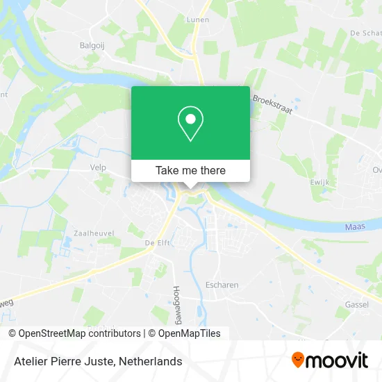Atelier Pierre Juste map
