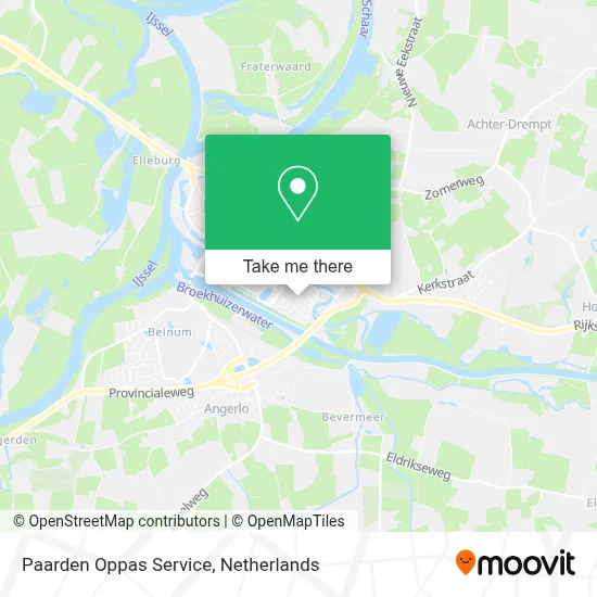 Paarden Oppas Service map