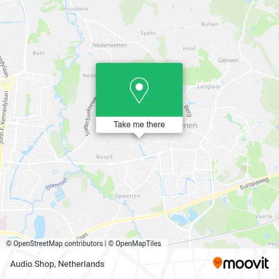 Audio Shop map