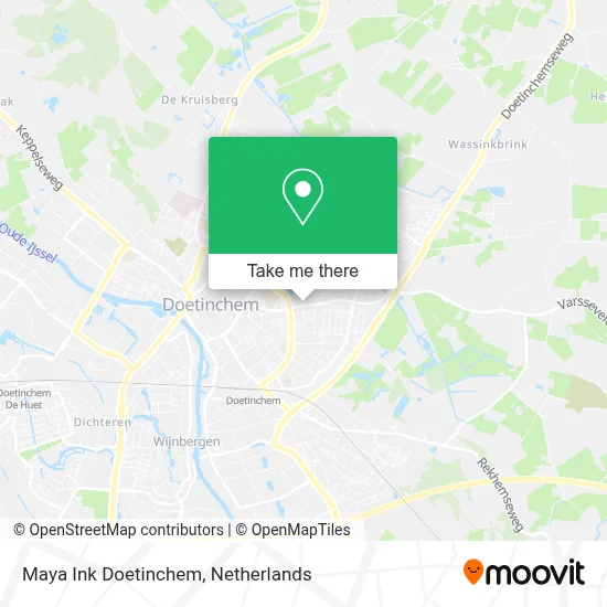 Maya Ink Doetinchem map