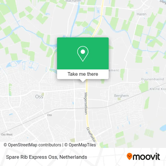 Spare Rib Express Oss map