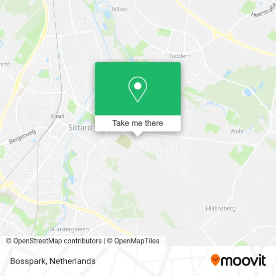 Bosspark Karte