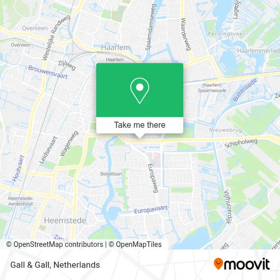 Gall & Gall map