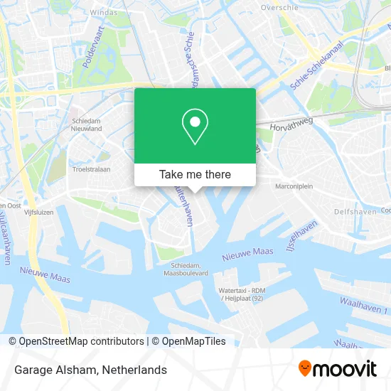 Garage Alsham map