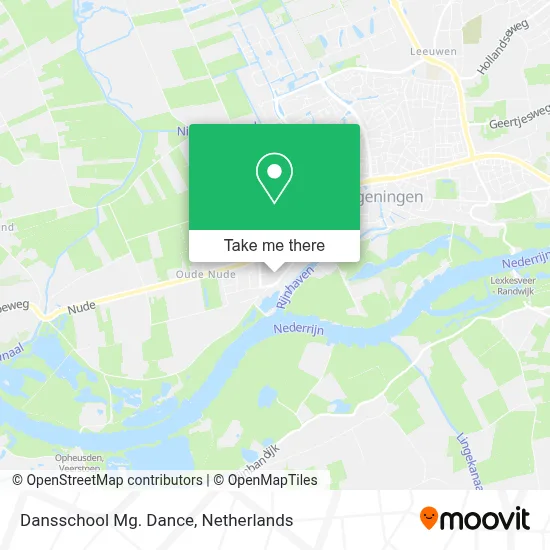 Dansschool Mg. Dance map