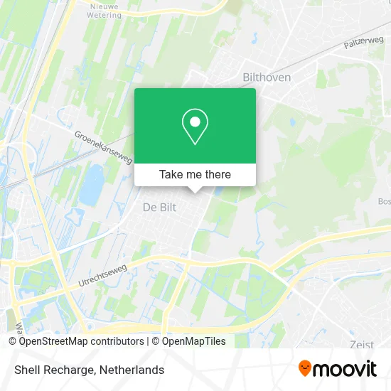 Shell Recharge map