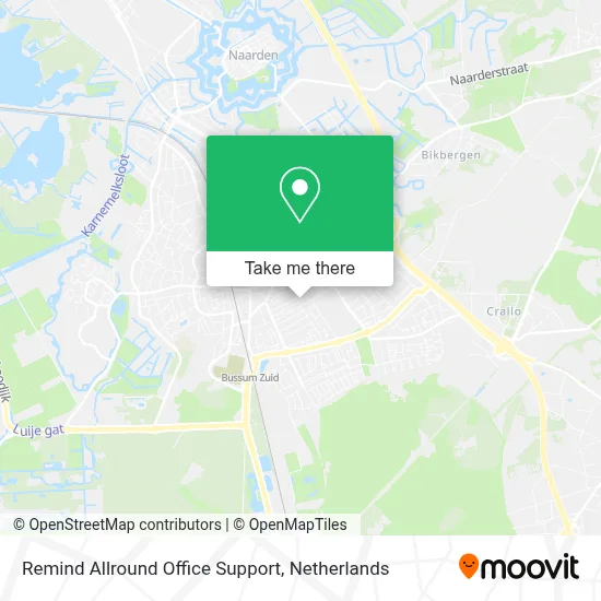 Remind Allround Office Support map