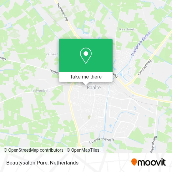 Beautysalon Pure map