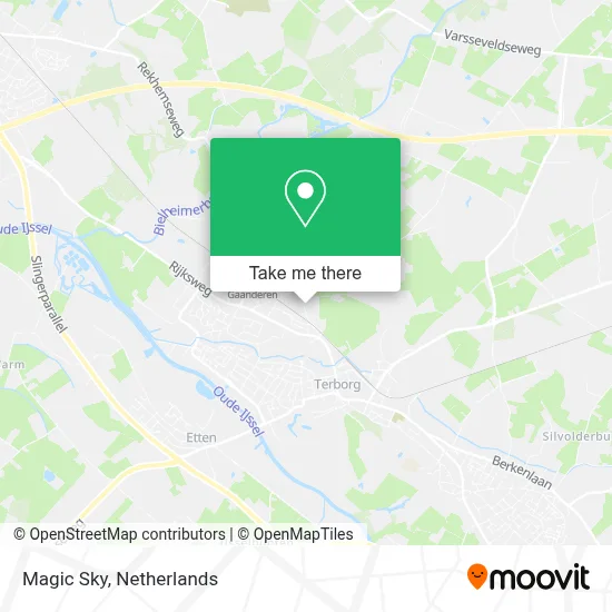 Magic Sky map