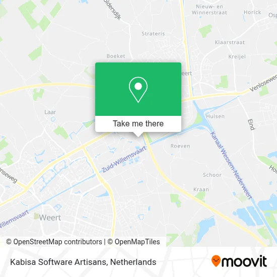 Kabisa Software Artisans map