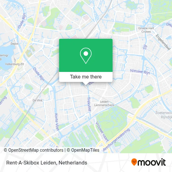 Rent-A-Skibox Leiden map
