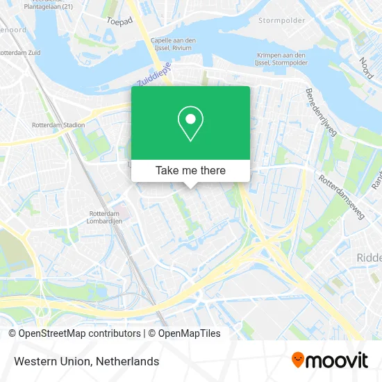 Western Union map