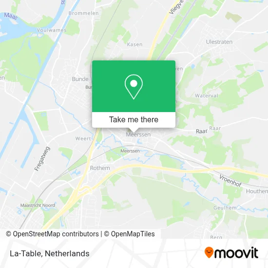 La-Table map