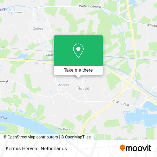 Kermis Herveld map