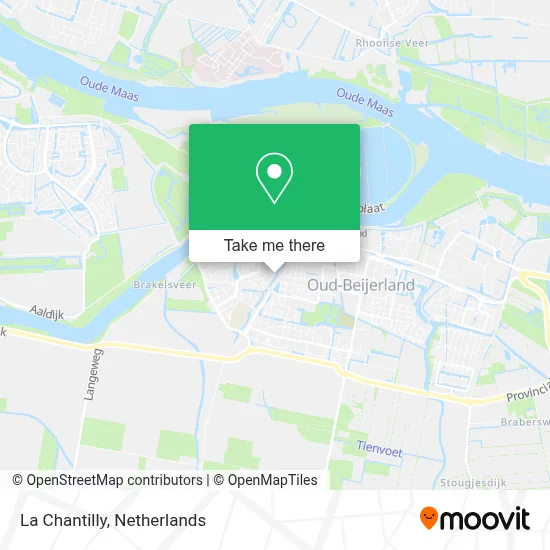 La Chantilly map